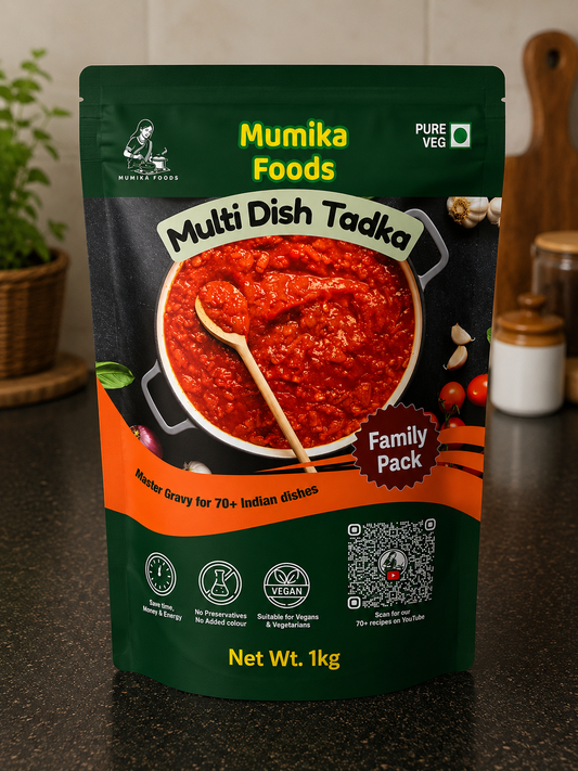 Multi Dish Tadka 1 kg Family and food businesses pack (Free shipping)