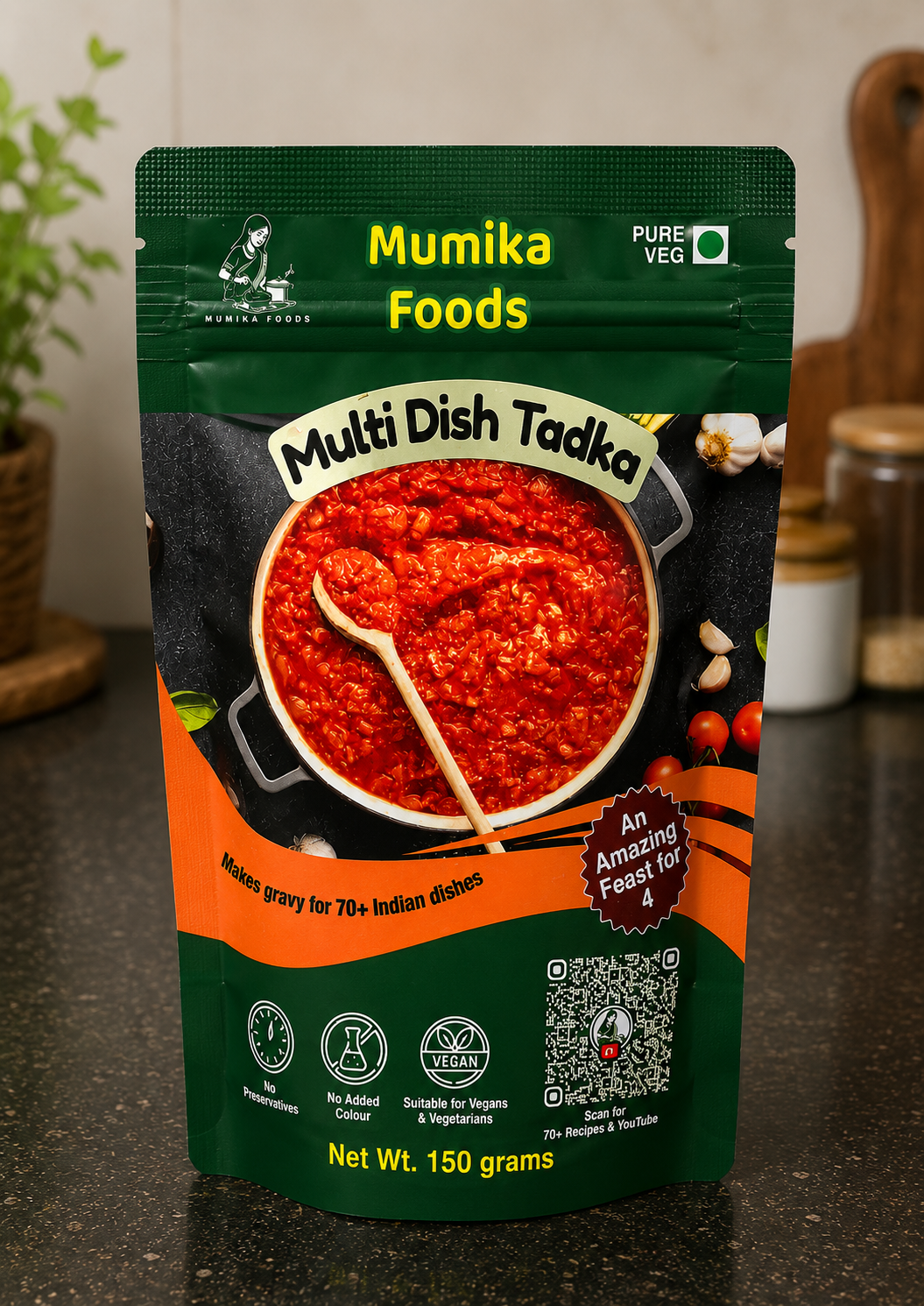 Multi Dish Tadka 150 grams starter pack